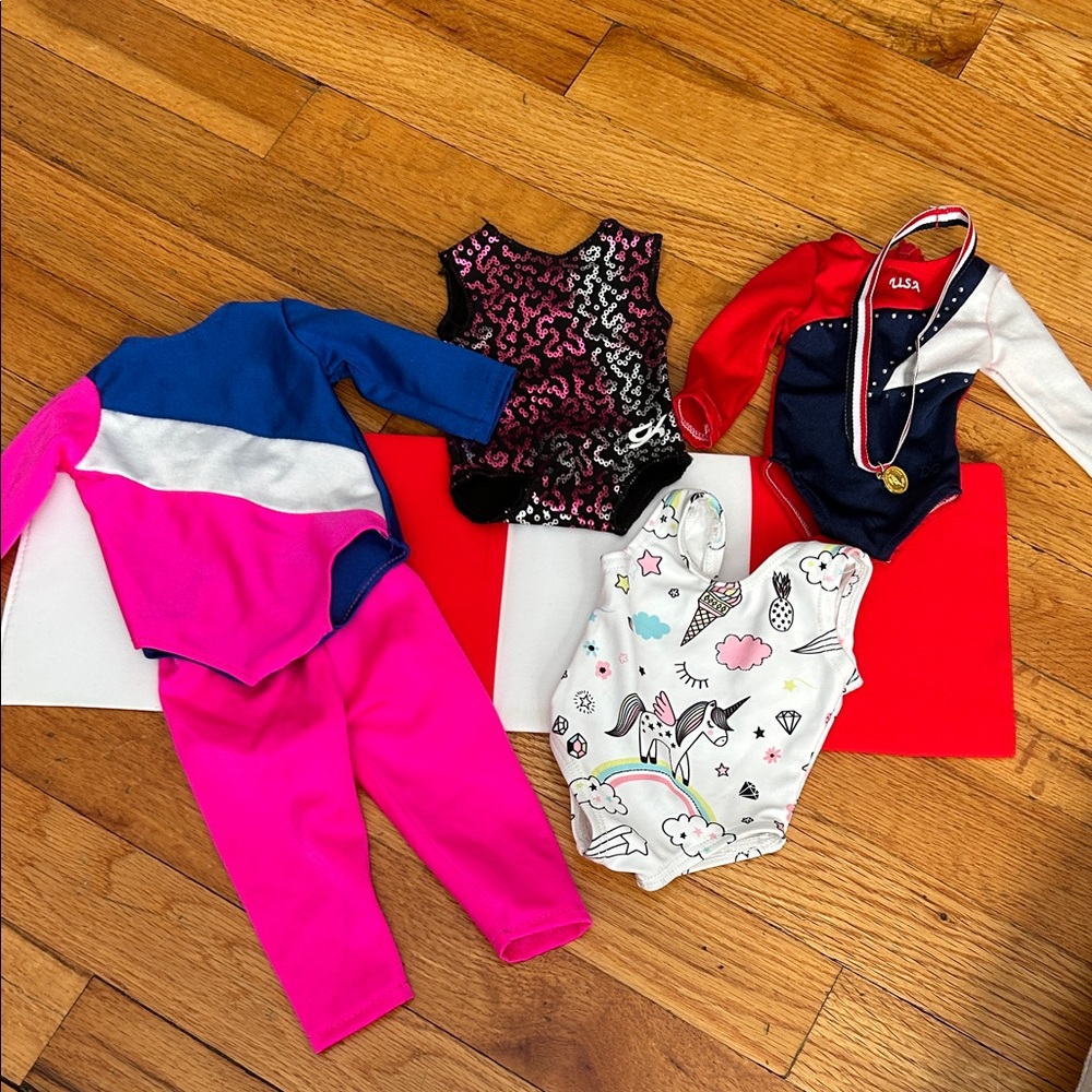18” Doll Gymnast Accessories Bundle